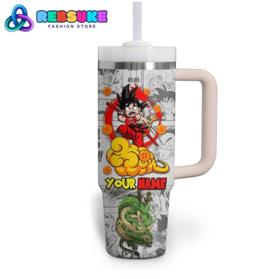 Dragon Ball Custom Name  Quencher 30oz Or 40oz Stainless Steel Tumbler With Handle HG
