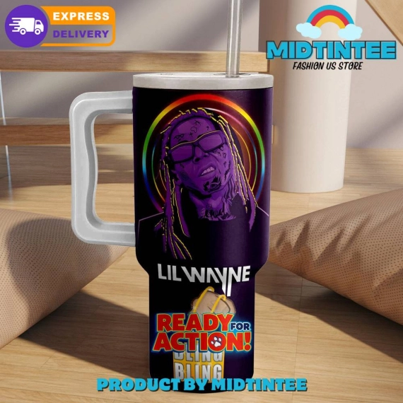 Lil Wayne Bling Bling Gift For Her, Him 40oz Tumbler LN