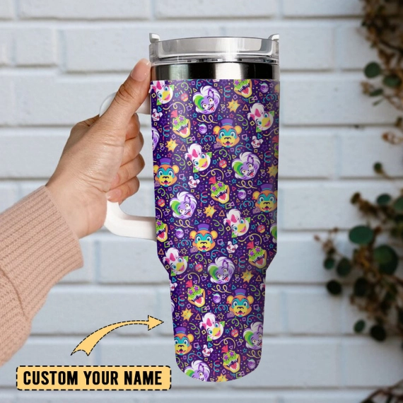 Five Nights At Freddy’s Amino Games Custom Quencher 30oz Or 40oz Stainless Steel Tumbler With Handle HG
