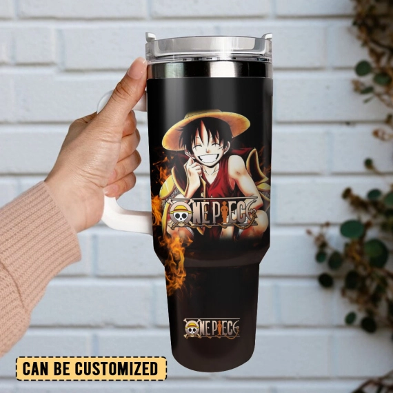One Piece Anime Custom Quencher 30oz Or 40oz Stainless Steel Tumbler With Handle HG