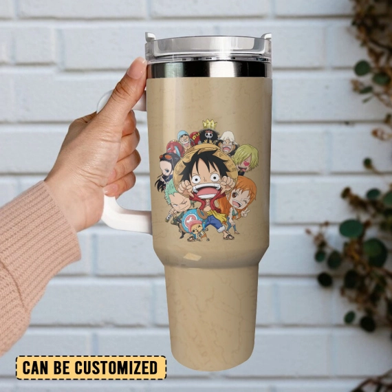 One Piece Anime Custom Quencher 30oz Or 40oz Stainless Steel Tumbler With Handle HG
