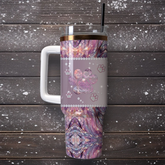 Artwork Custom Quencher 30oz Or 40oz Stainless Steel Tumbler With Handle HG