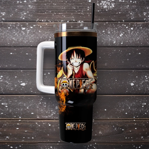 One Piece Anime Custom Quencher 30oz Or 40oz Stainless Steel Tumbler With Handle HG