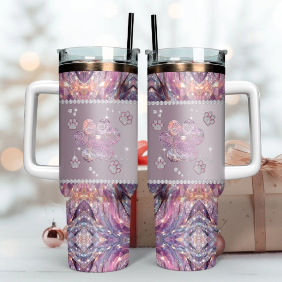 Artwork Custom Quencher 30oz Or 40oz Stainless Steel Tumbler With Handle HG