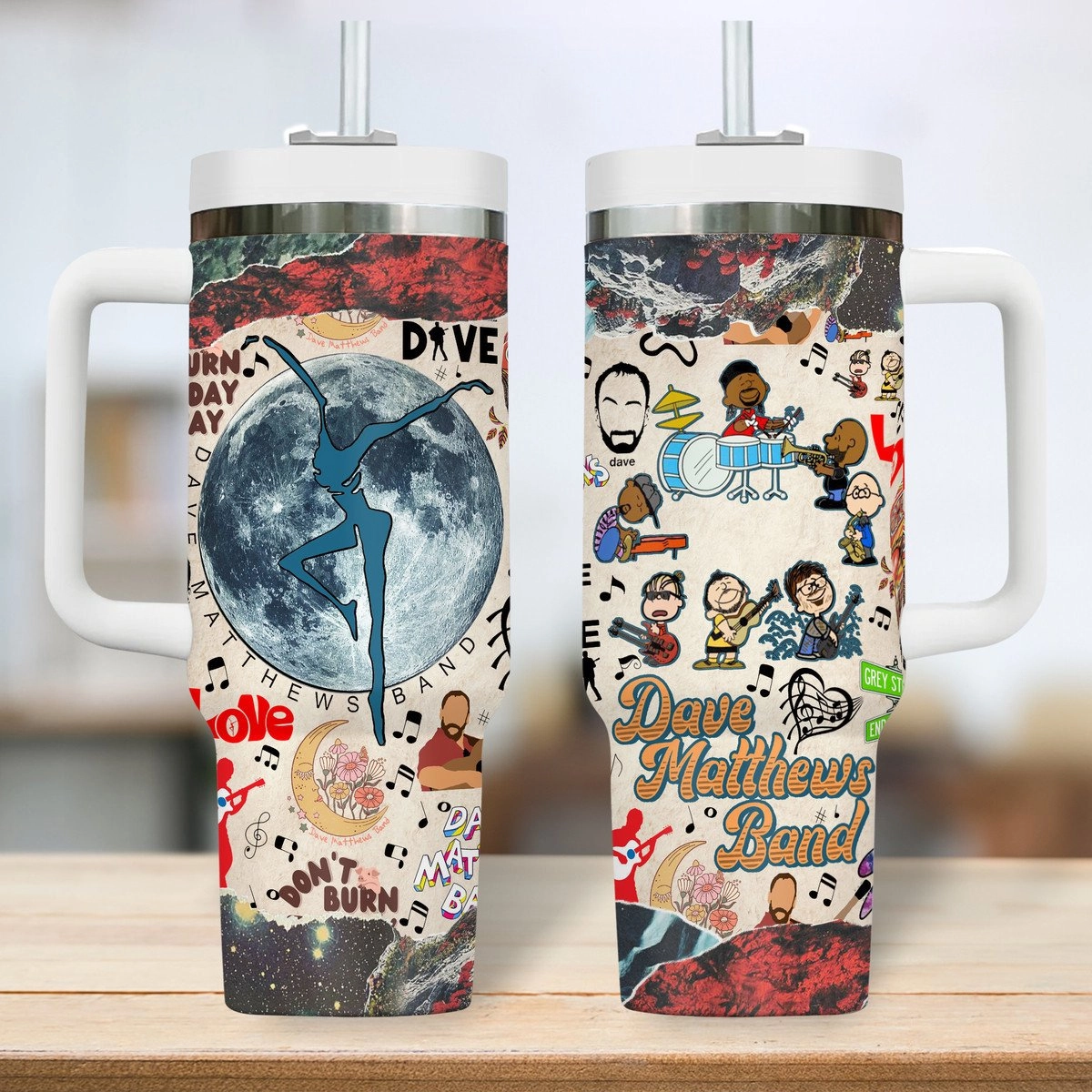 Retro Dave Matthews Band 30oz or 40 Oz Tumbler HG