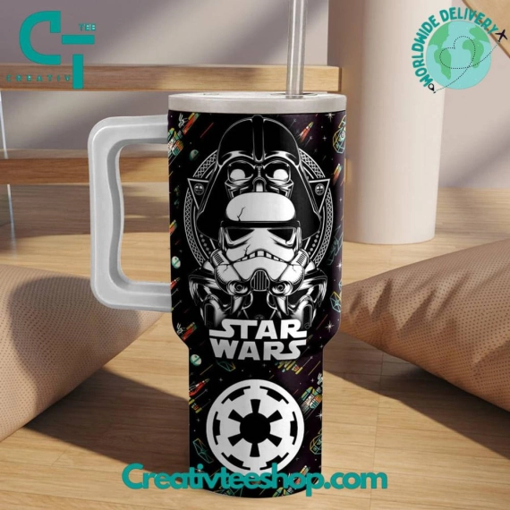 Star Wars Black Gift for Her, Him on Birthday Xmas 30oz or 40oz Tumbler LN