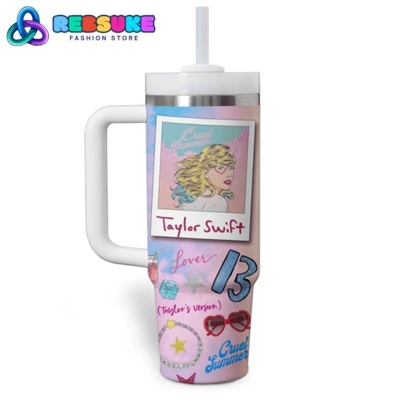 Taylor Swift Scuel Summer With You   30oz Or 40oz Stainless Steel Tumbler With Handle HG
