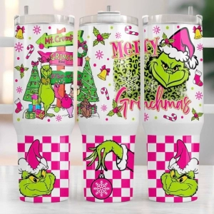 Merry Christmas Grinch 30oz or 40oz tumbler HG