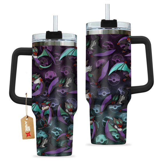 Noivern Pokemon Anime Custom Quencher 30oz Or 40oz Stainless Steel Tumbler With Handle HG