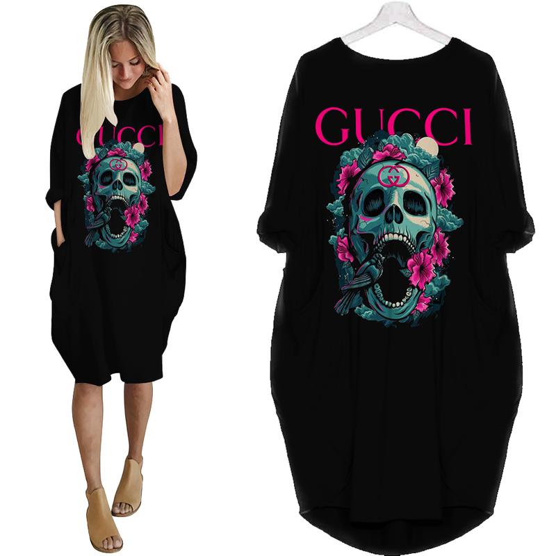 gc1 Luxury Skull And Flower Batwing Pocket HG Brand Gift Hot Gifts For Women
