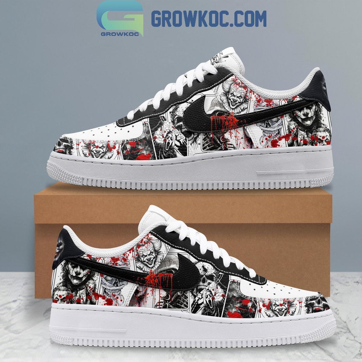 2024 Horror Movies Club In Halloween Special Fashion Shoes For NK1 Brand AIRF1 Shoes Men Woman Fashion Shoes For Men Woman Sneaker NVA