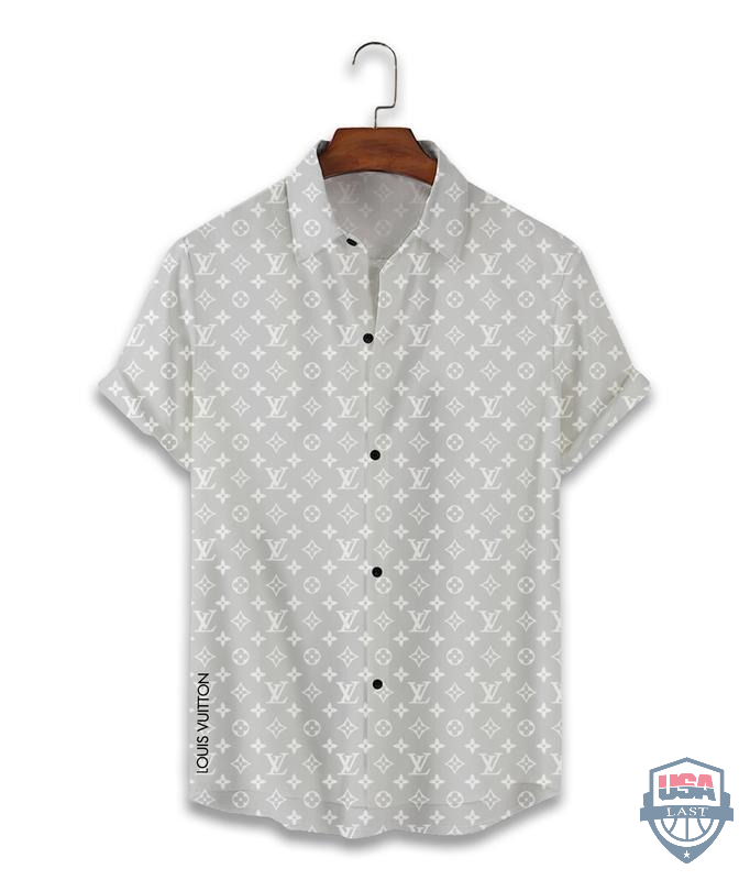 lv2 Set Luxury Brand Hawaiian Shirt And Shorts Or Flip flops HG