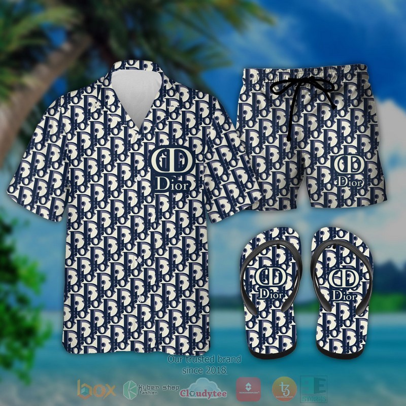 DR1 Luxury Brand Hawaiian Shirt And Shorts Or Flip flops HG