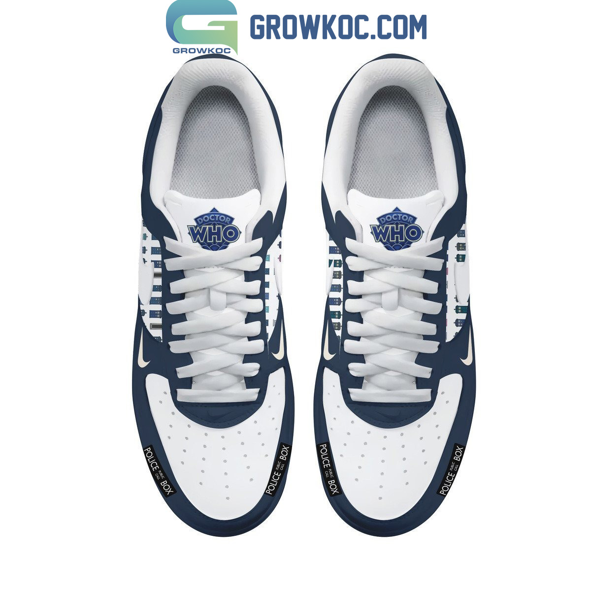 Doctor Who Police Public Call Box NK1 Brand AIRF1 Shoes Sneaker Sport Fashion For Men Women NVA