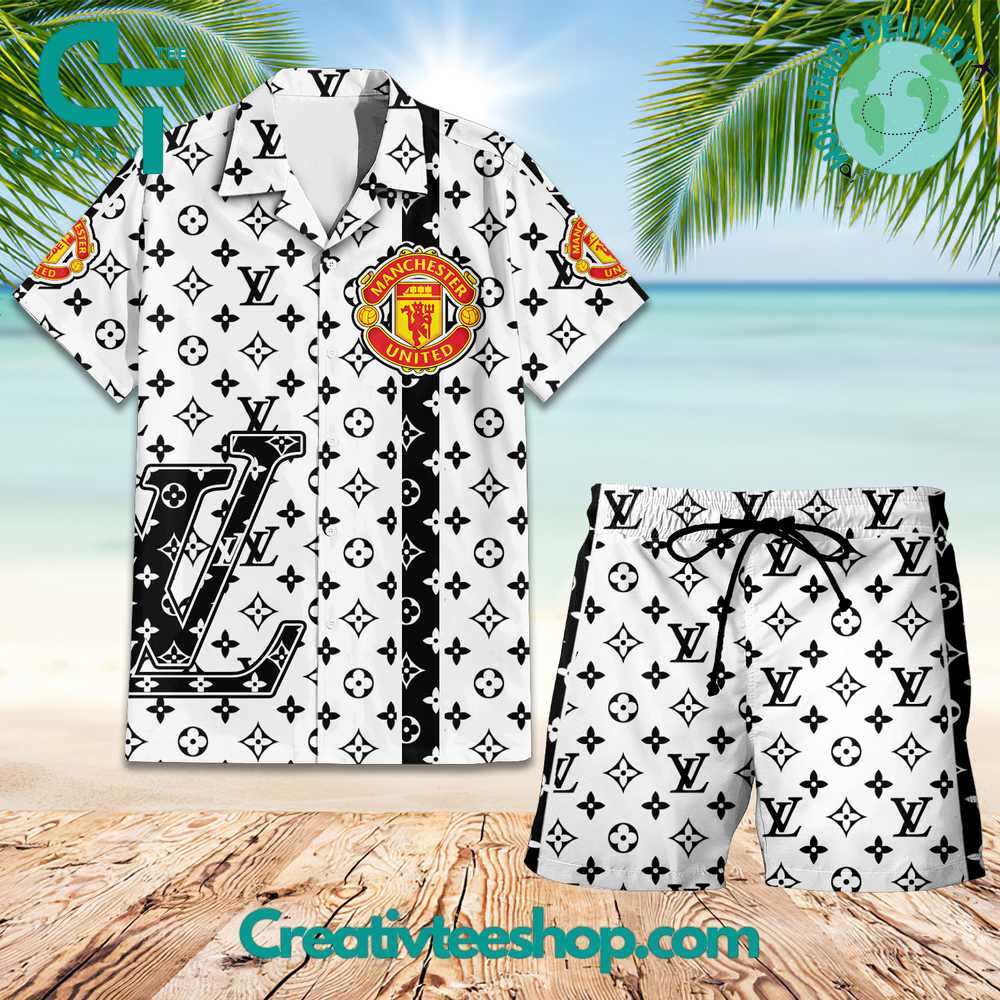 MancUnitd Soccer Champion lv2 Luxury Brand Hawaiian Shirt And Shorts Or Flip flops HG