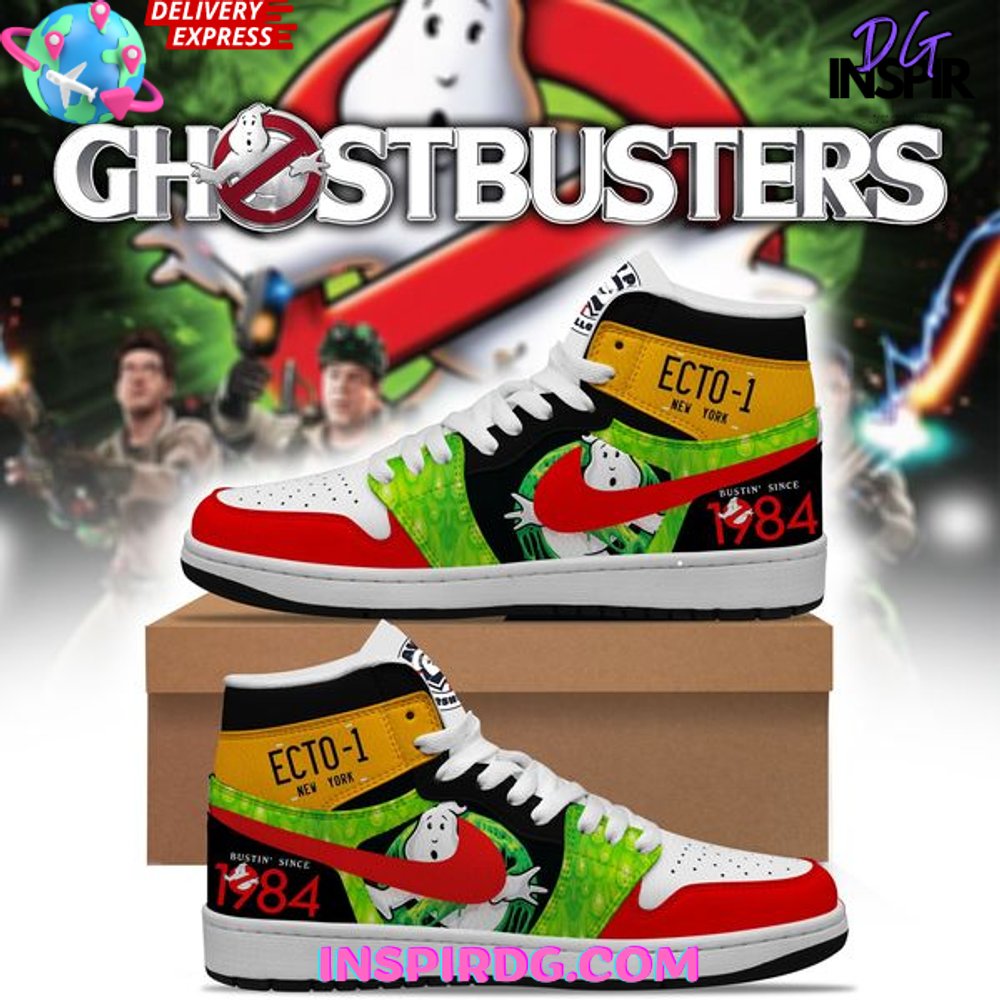 Ghostbusters Ecto-1 Brand Xtra Sneaker Boot High Sneakers NVA, Best Gifts