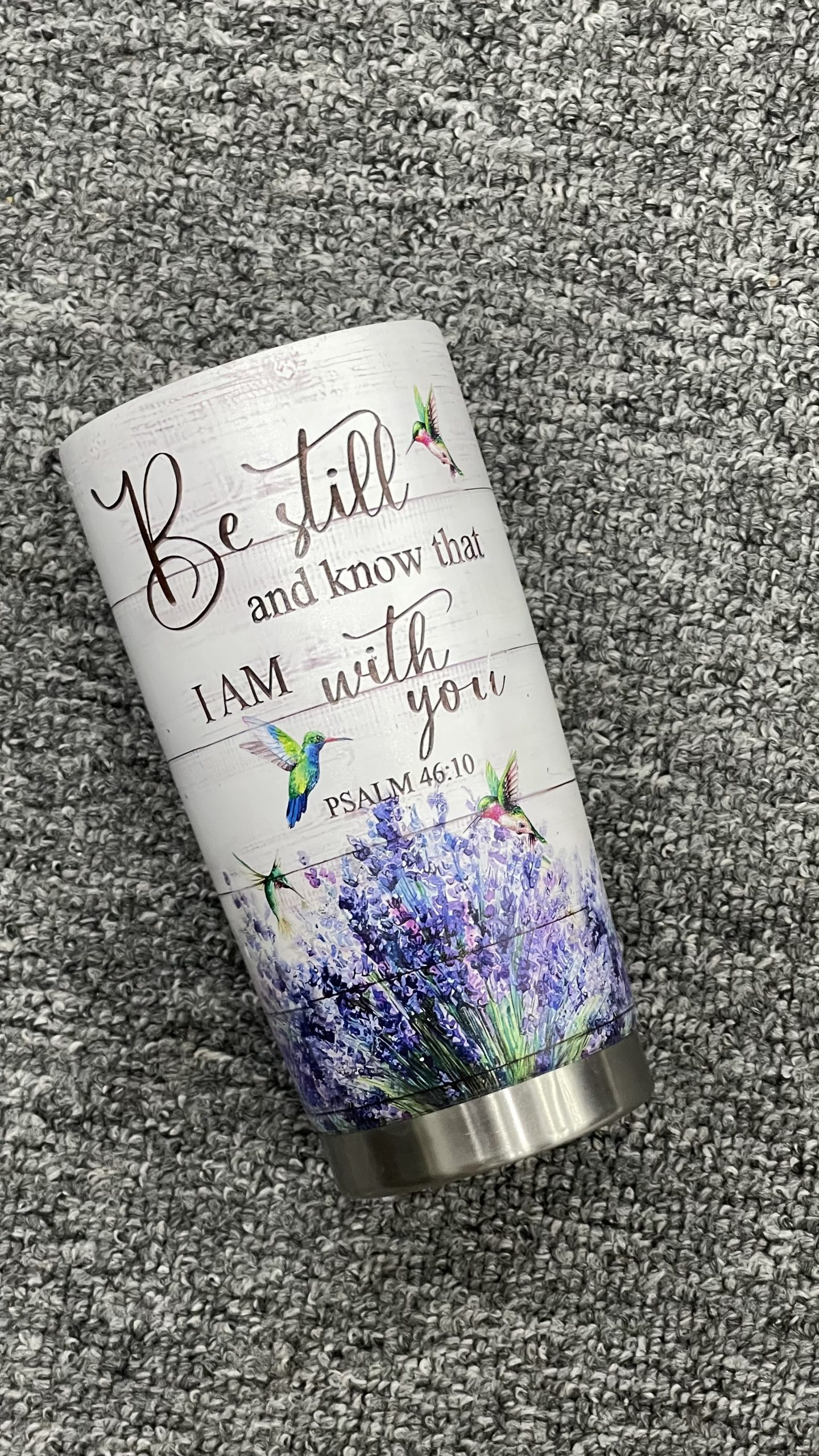 Be Still I am With You Humming Bird Vagabond 20oz Tumbler