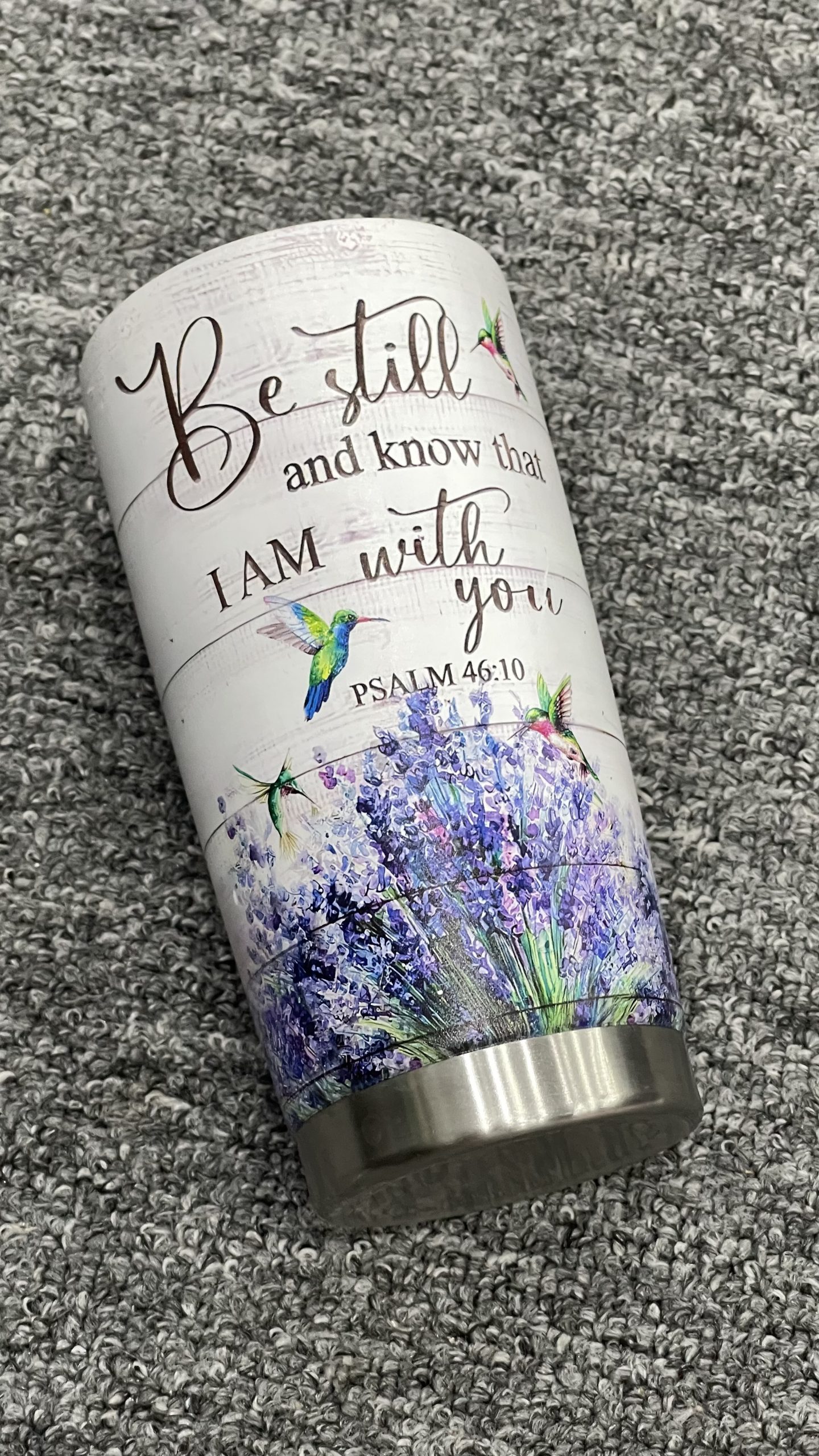 Be Still I am With You Humming Bird Vagabond 20oz Tumbler