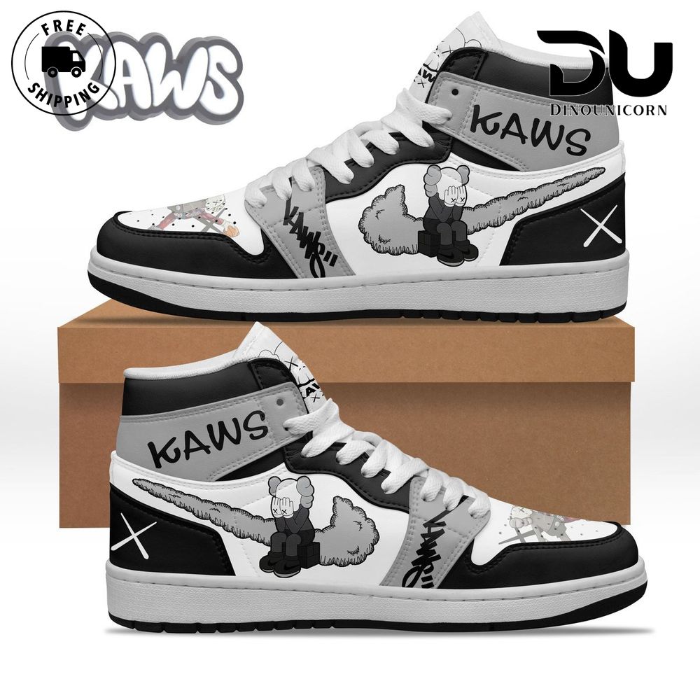 Kaws Brand Xtra Sneaker Boot, High Top Brand Fashion Shoes Best Gifts NVA