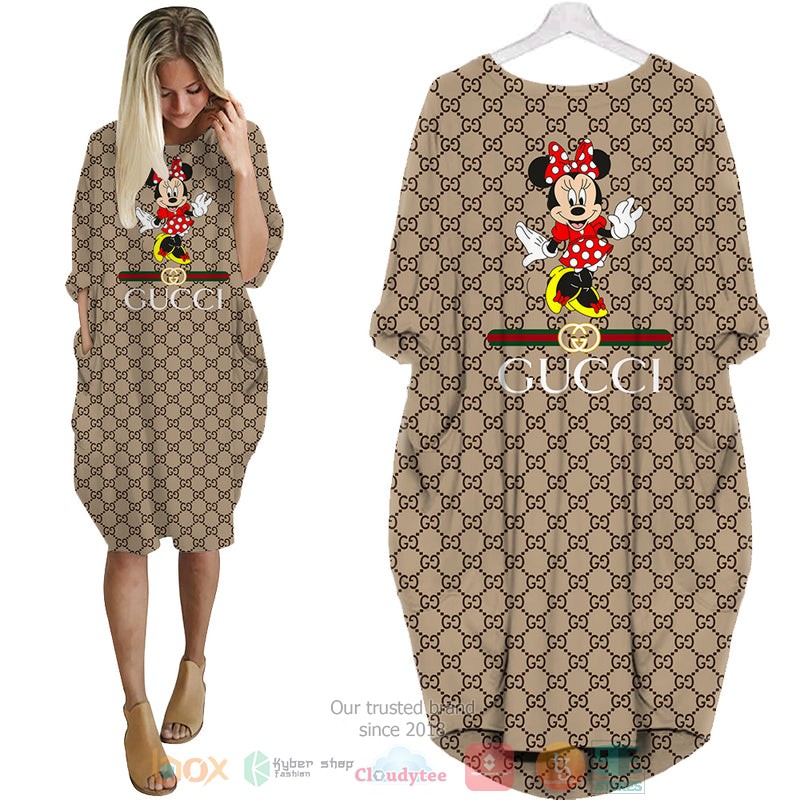 HOT Minnie Mouse gc1 Luxury brand khaki pattern batwing pocket HG Brand Gift Hot Gifts For Women