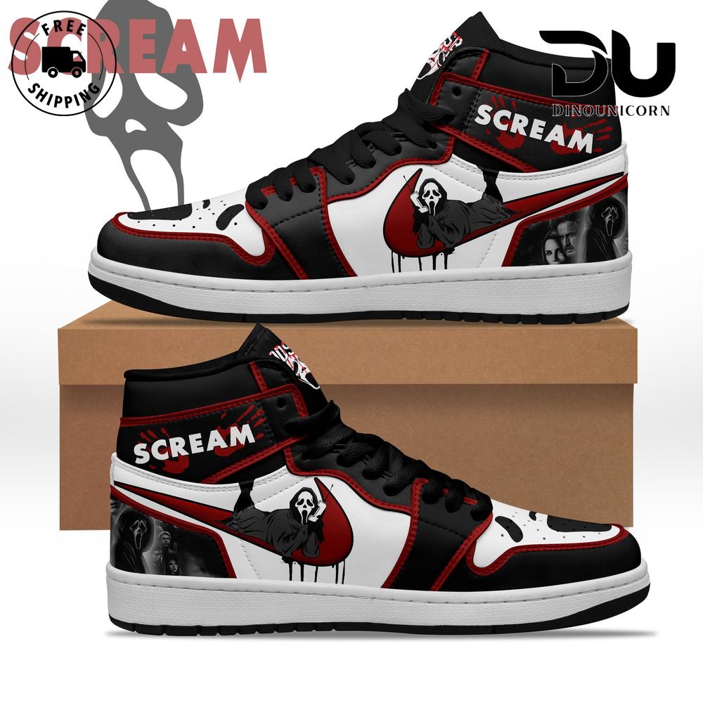 Scream And Horror Movies Brand Xtra Sneaker Boot, High Top Brand Fashion Shoes Best Gifts NVA