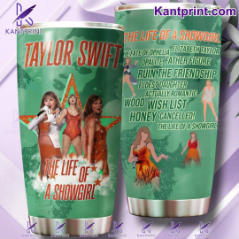 Taylor Swift In My Showgirl Era The Life Of A Showgirl Swifties 20oz 30oz Tumbler HG