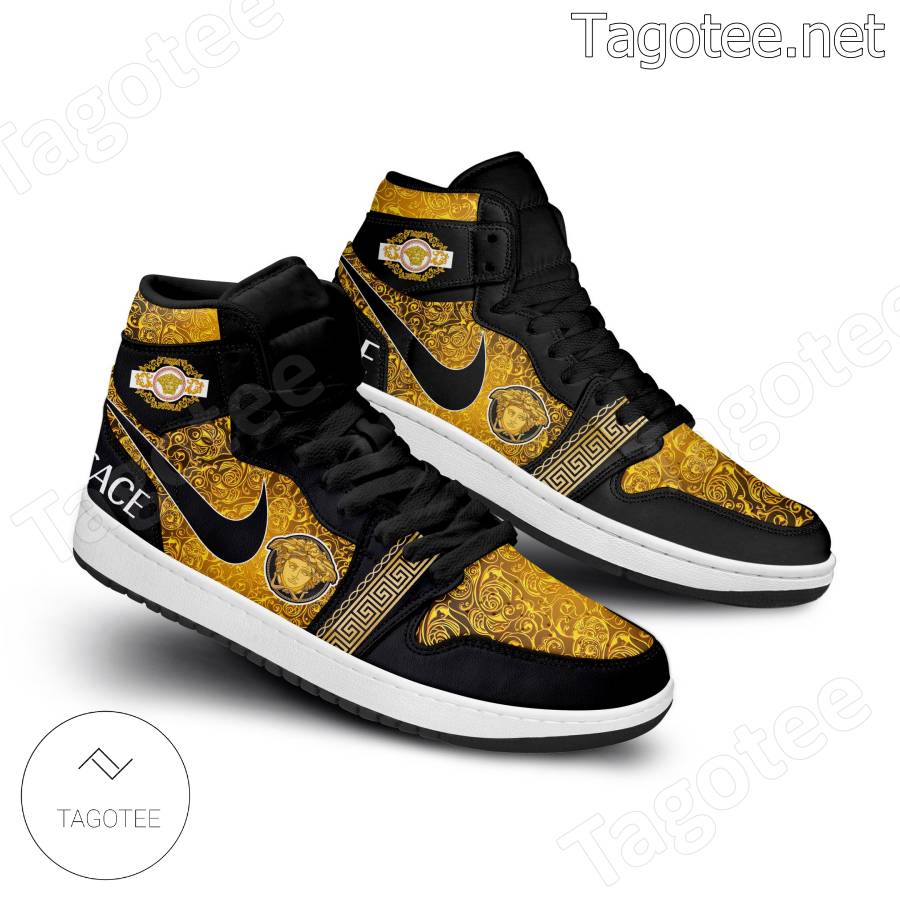 VSC Baroque Pattern Yellow Xtra Sneaker Boot Shoes Luxury HG