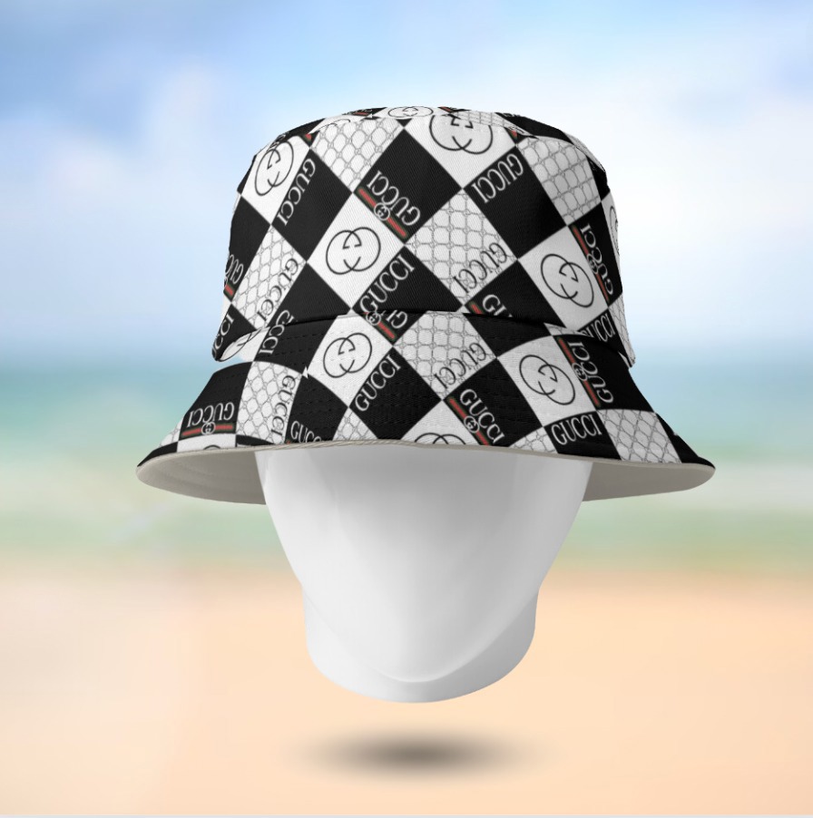 GC1 Black White hot trendsummer bucket hat HG