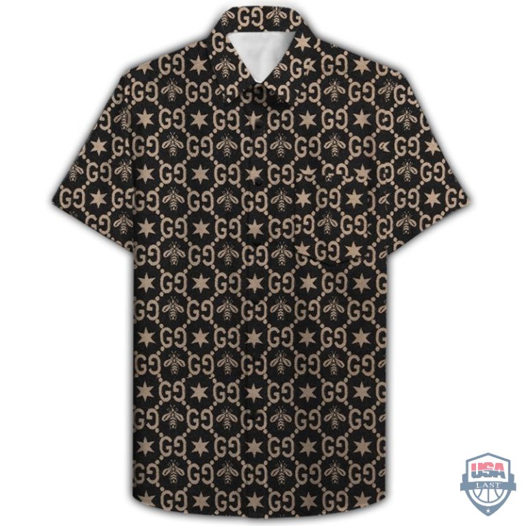 gc1 Set Luxury Brand Hawaiian Shirt And Shorts Or Flip flops HG