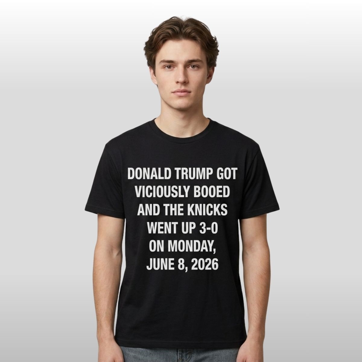 Donald Trump Got Viciously Booed And The Knicks Went Up 3 0 Shirt HFN Hoodie Sweatshirt Tshirt