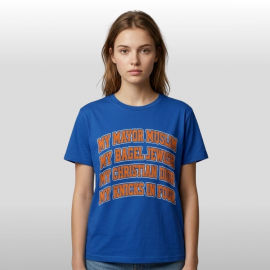 My Mayor Muslim My Bagel Jewish My Christian Dior My Knicks In Four Shirt HFN Hoodie Sweatshirt Tshirt