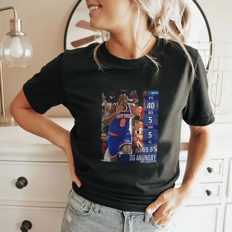 OG Anunoby Career-High 40 Points Shirt HFN Hoodie Sweatshirt Tshirt