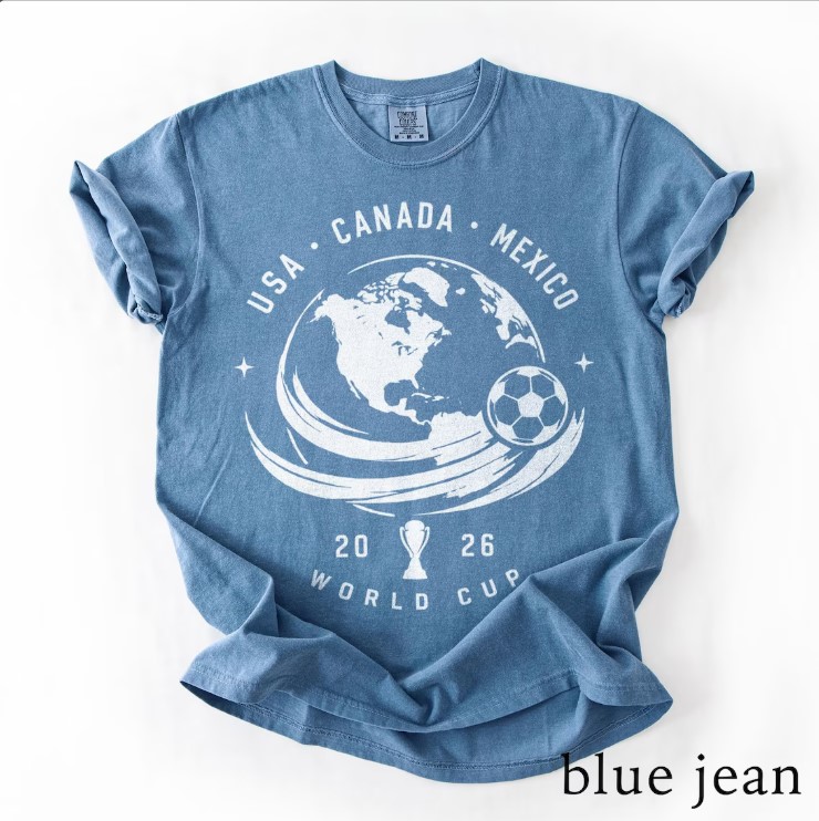 USA Canada Mexico World Cup 2026 Shirt, Globe Soccer Tournament Graphic Tee, International Football Fan NNA