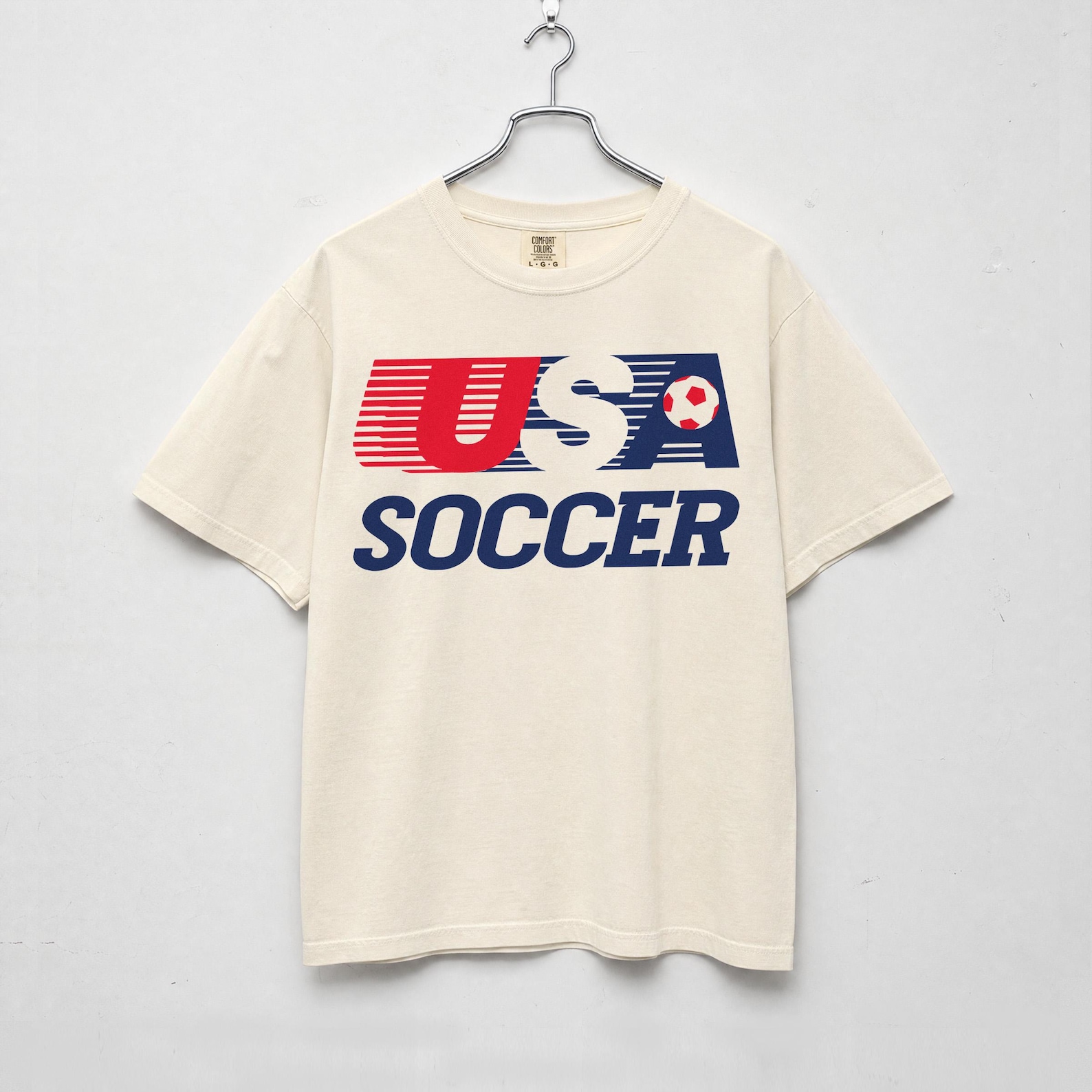 USA Soccer Team Graphic Tee, 80's United States Fan Apparel NNA