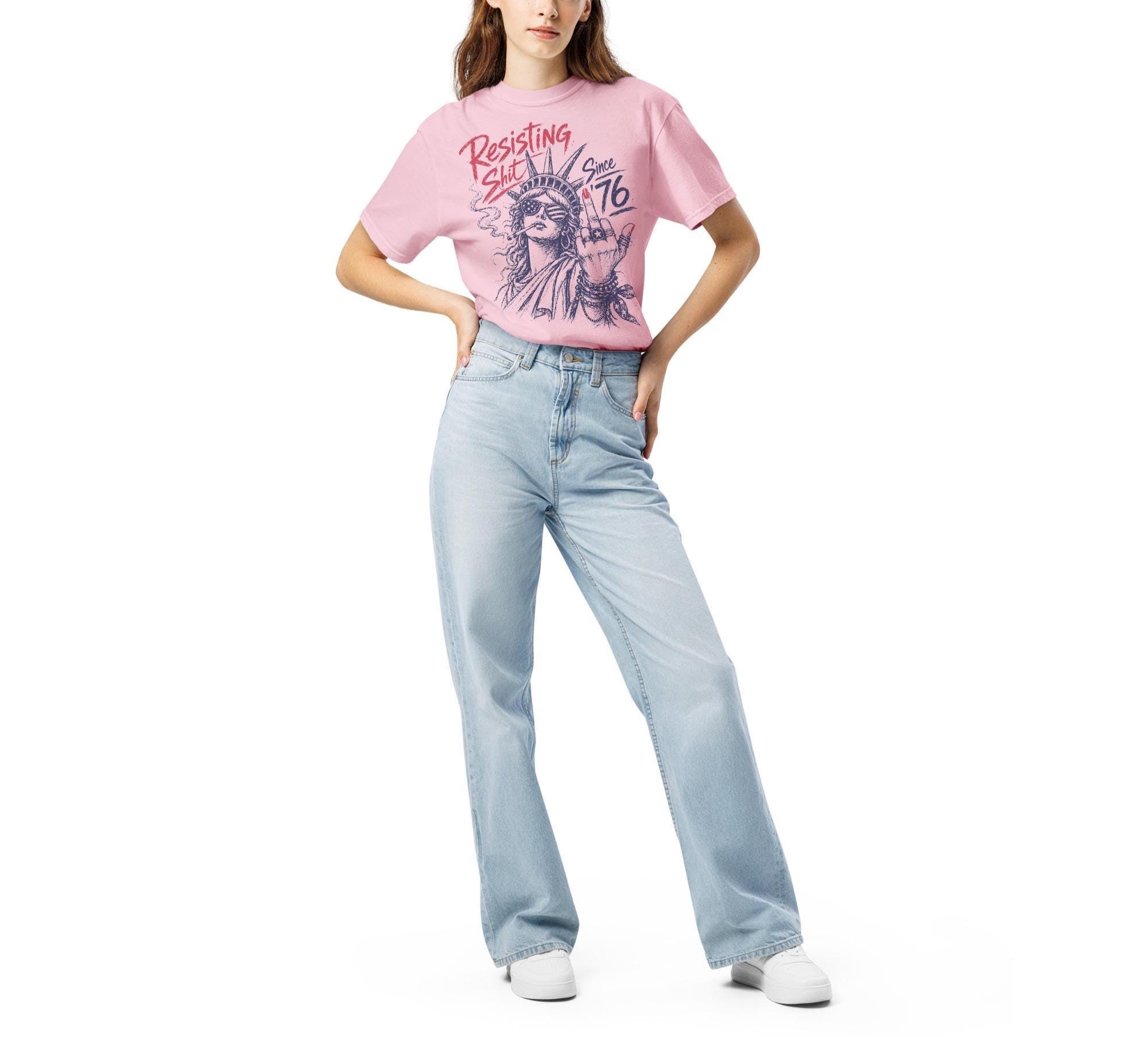 TT 1776 Shirt Resistance Shirt Statue Of Liberty Funny 4th Of July Radical Feminist Shirt Feminist 4th Of July Shirt 4th Tees 250th Anniversary NNA