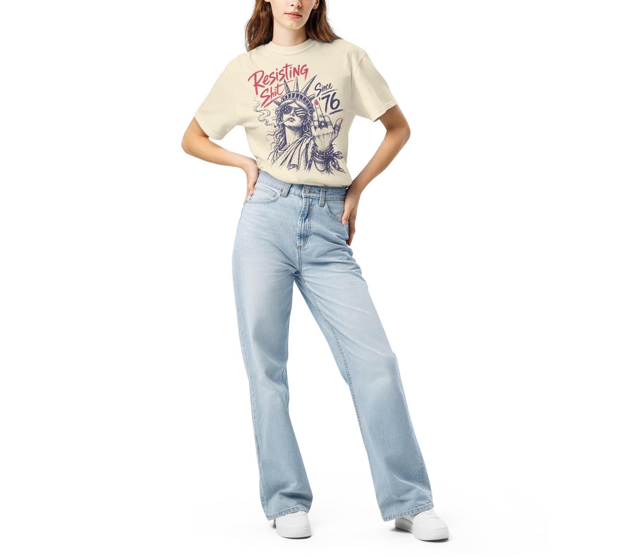 TT 1776 Shirt Resistance Shirt Statue Of Liberty Funny 4th Of July Radical Feminist Shirt Feminist 4th Of July Shirt 4th Tees 250th Anniversary NNA