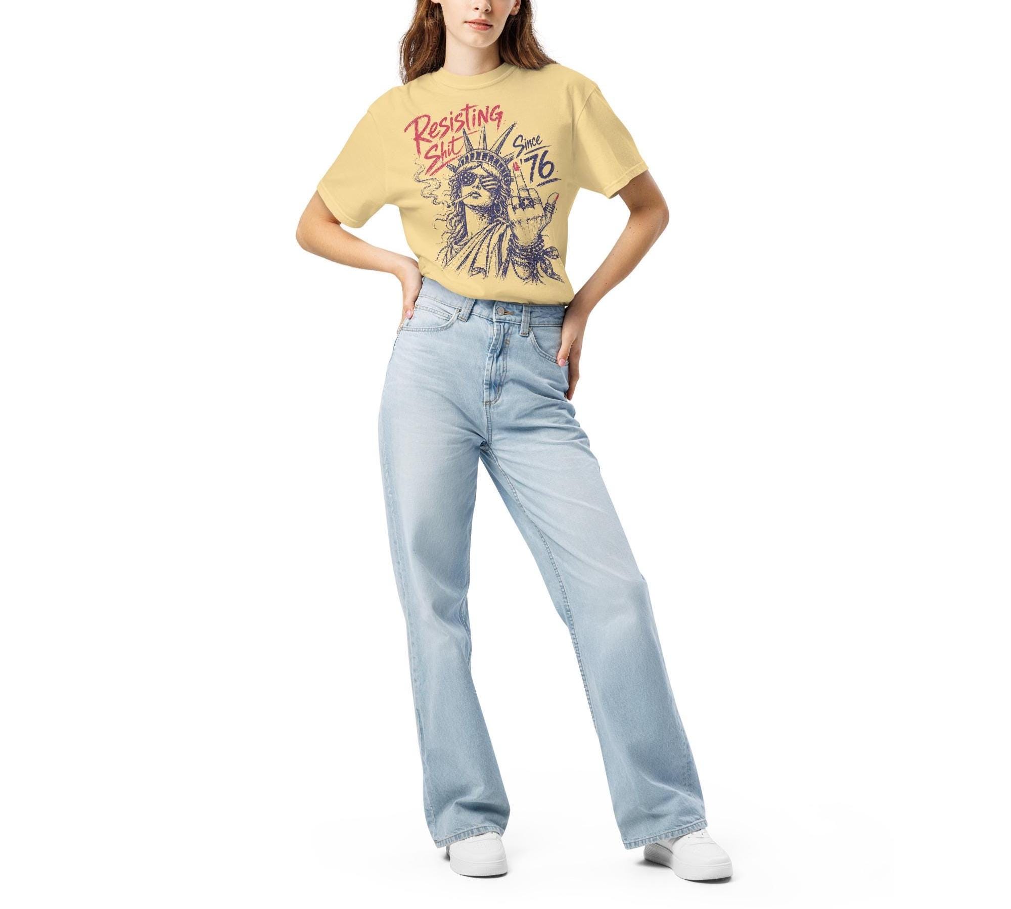 TT 1776 Shirt Resistance Shirt Statue Of Liberty Funny 4th Of July Radical Feminist Shirt Feminist 4th Of July Shirt 4th Tees 250th Anniversary NNA