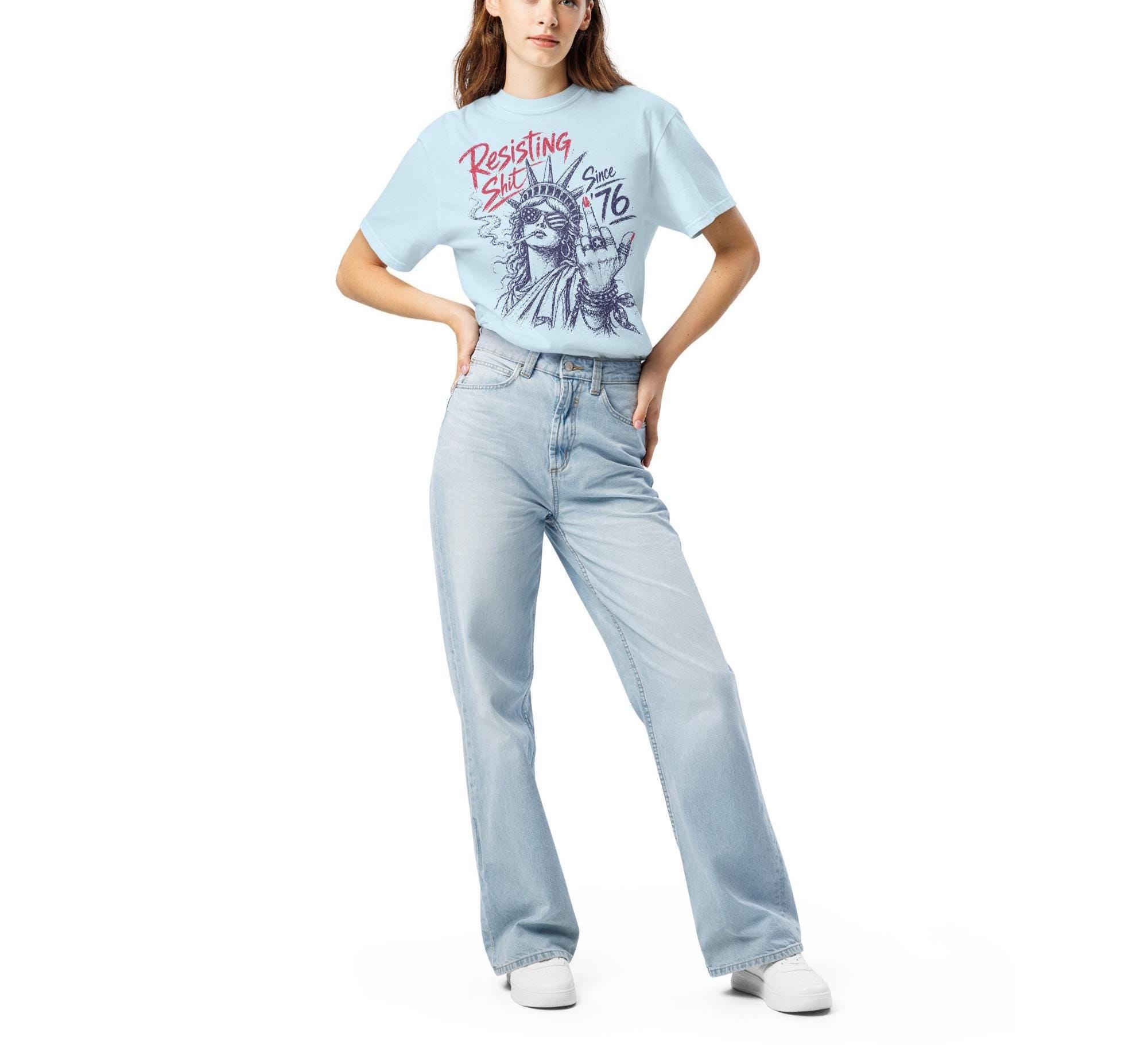 TT 1776 Shirt Resistance Shirt Statue Of Liberty Funny 4th Of July Radical Feminist Shirt Feminist 4th Of July Shirt 4th Tees 250th Anniversary NNA